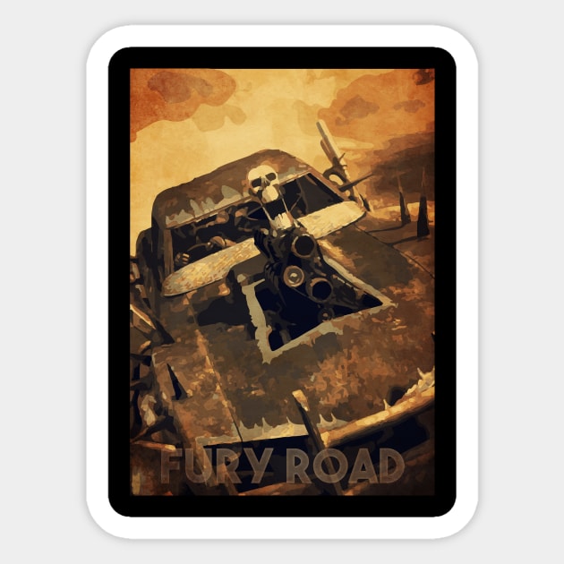 Fury road Sticker by Durro